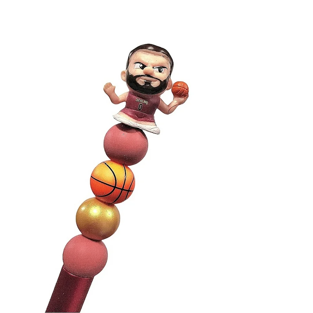 Cleveland Cavaliers NBA Kevin Love Teenymates Custom Beaded Ballpoint Twist Pen